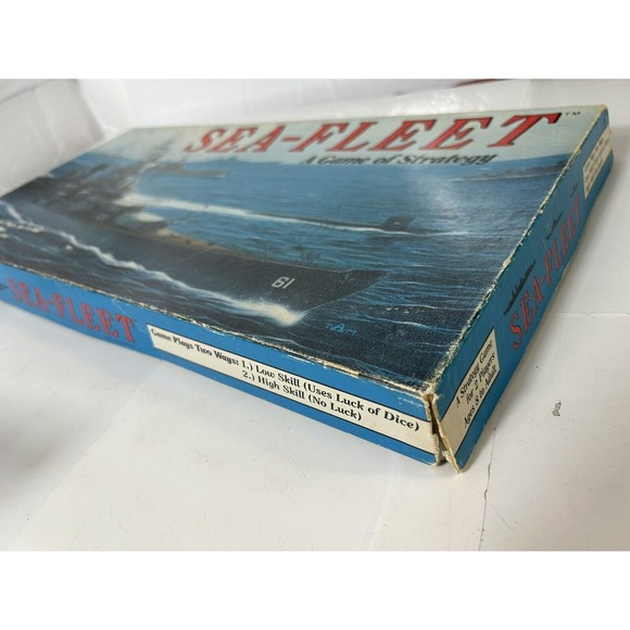 SEA-FLEET Strategy Board Game Vtg 1988 Kolony Industries Naval‎ Warfare Complete - Picture 2 of 13